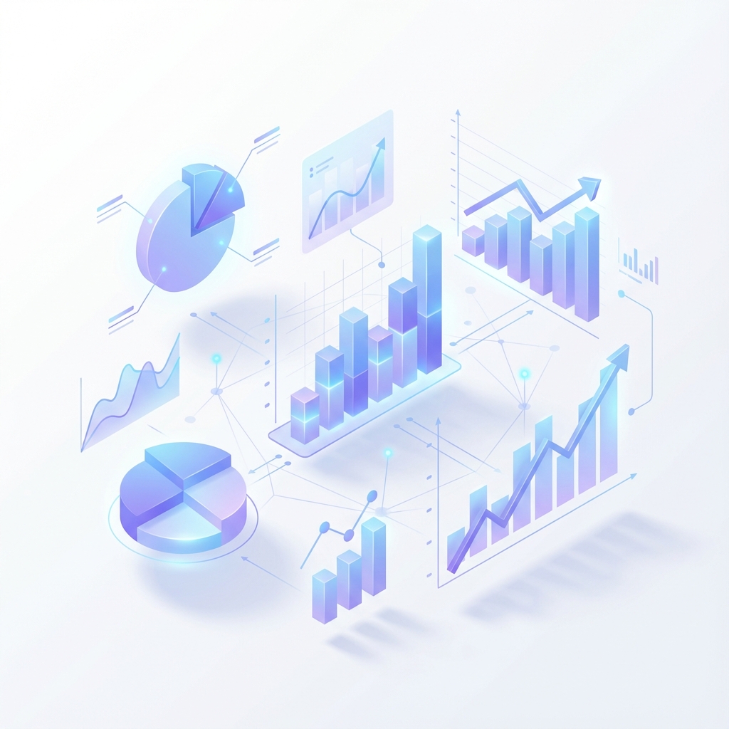 Intelligent analytics dashboard showing spending trends, category breakdowns, and AI-generated financial insights